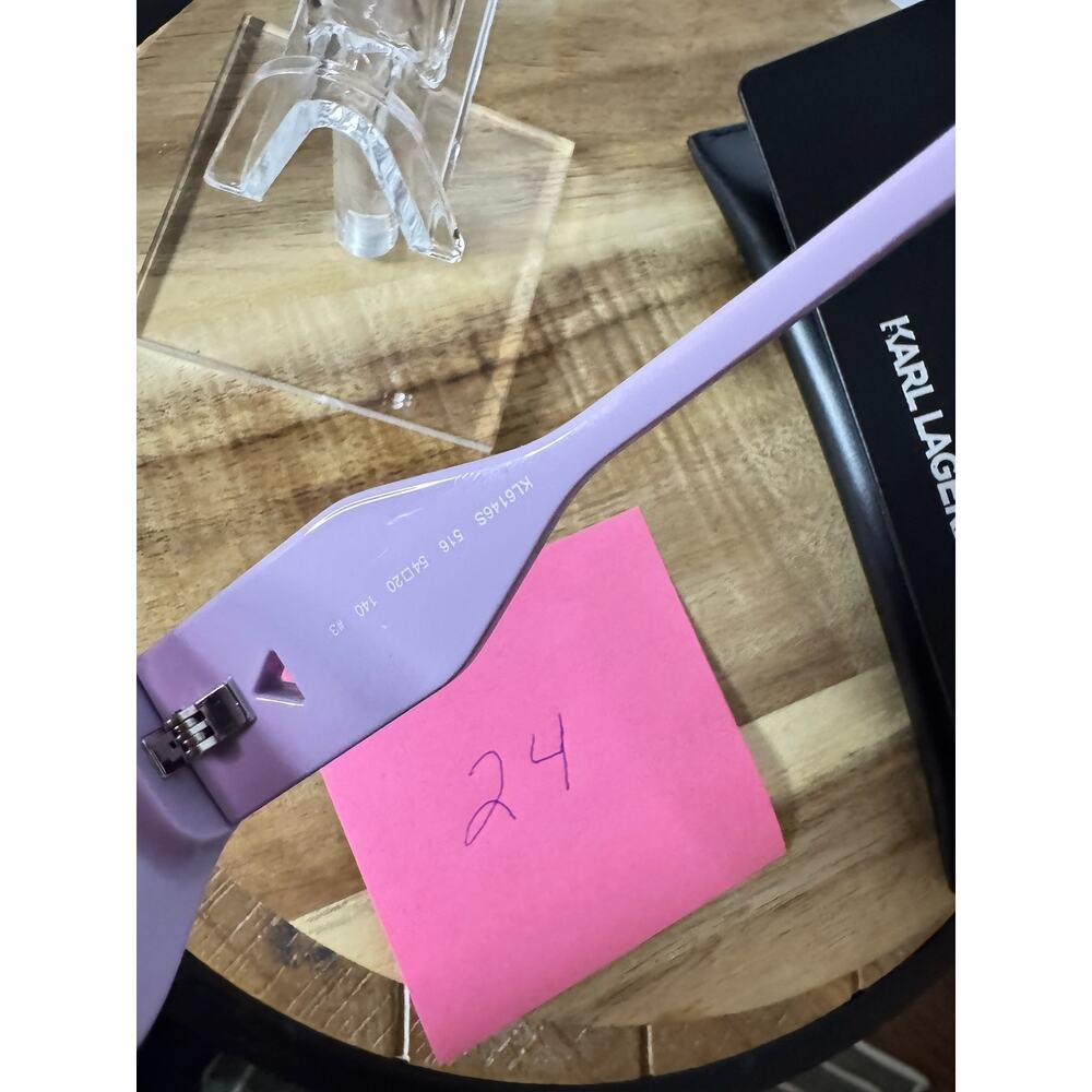 Karl Lagerfeld Sunglasses purple one size NWT - Picture 3 of 3